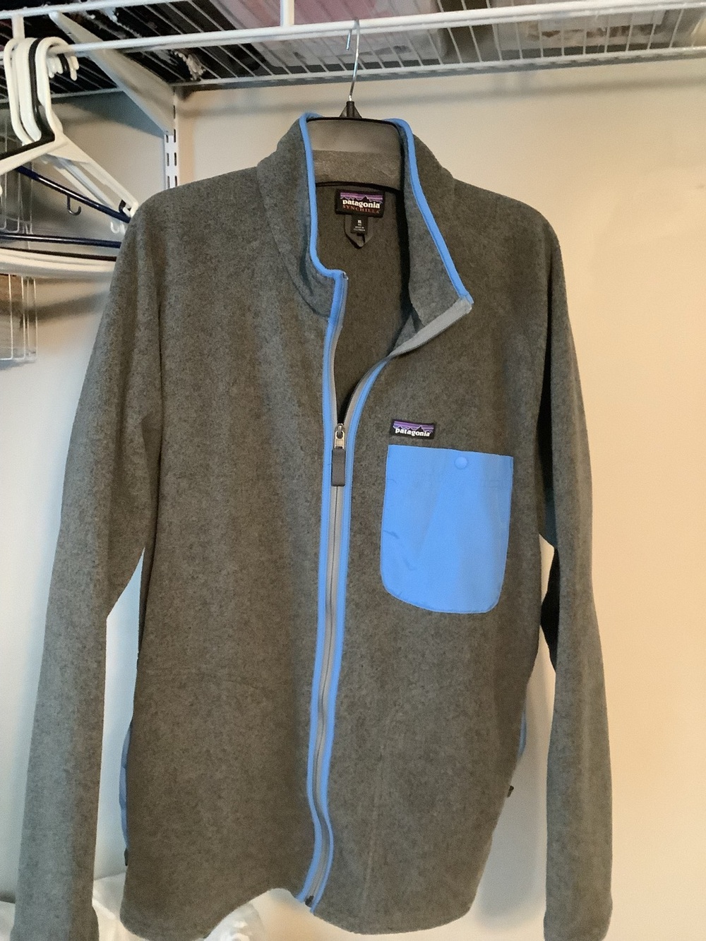 Patagonia Mens Synchilla fleece zip jacket